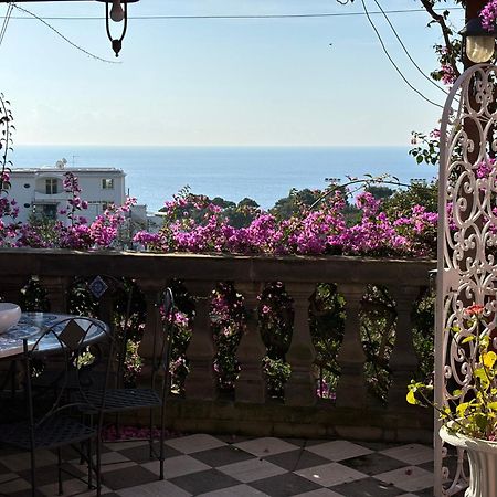 Luxury House In Villa Pompeiana Via Camerelle Con Terrazza Vista Mare Capri Luaran gambar
